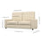 Bestar Sofa Murphy Bed Pur Full Murphy Bed, two Storage Units and a Sofa - Available in 2 Colors