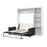 Bestar Sofa Murphy Bed White Pur Full Murphy Bed, a Storage Unit and a Sofa (84“) - Available in 2 Colors