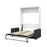 Bestar Sofa Murphy Bed White Pur Full Murphy Bed and a Sofa - Available in 2 Colors