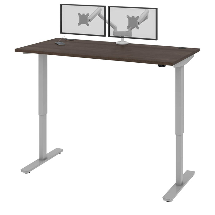 Bestar Standing Desk Antigua Upstand 30” x 60” Standing Desk with Dual Monitor Arm - Available in 4 Colors