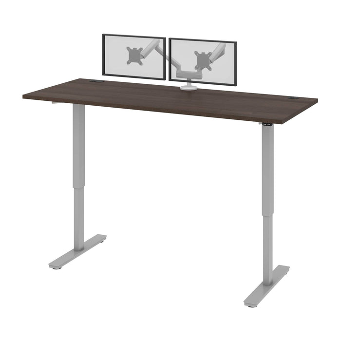 Bestar Standing Desk Antigua Upstand 30” x 72” Standing Desk with Dual Monitor Arm - Available in 4 Colors
