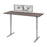 Bestar Standing Desk Bark Gray Upstand 30” x 72” Standing Desk with Dual Monitor Arm - Available in 4 Colors