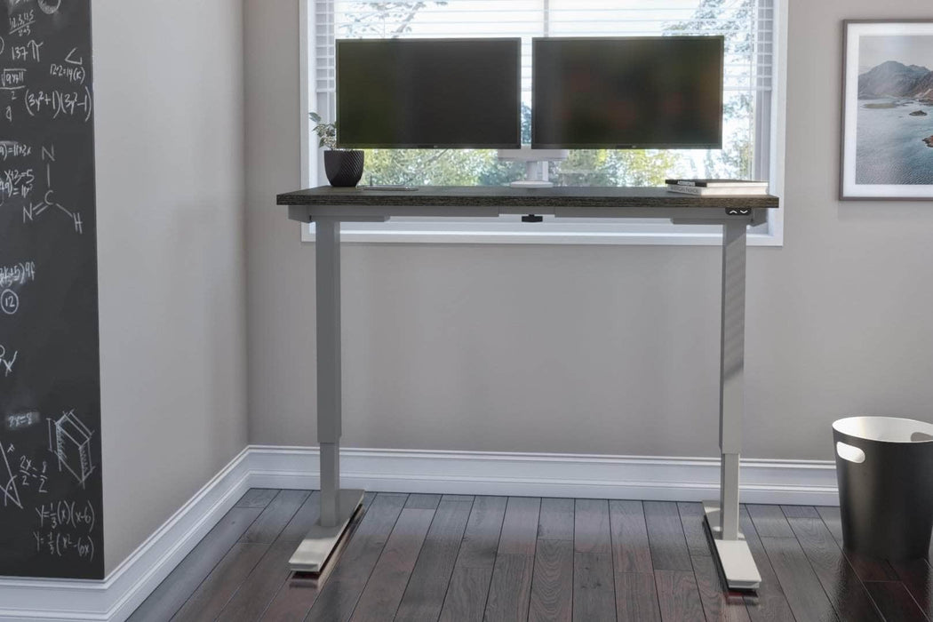 Bestar Standing Desk Upstand 24” x 48” Standing Desk with Dual Monitor Arm - Available in 4 Colors
