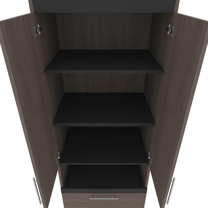 Bestar Storage Orion 30W Storage Cabinet With Pull-Out Shelf - Available in 2 Colors