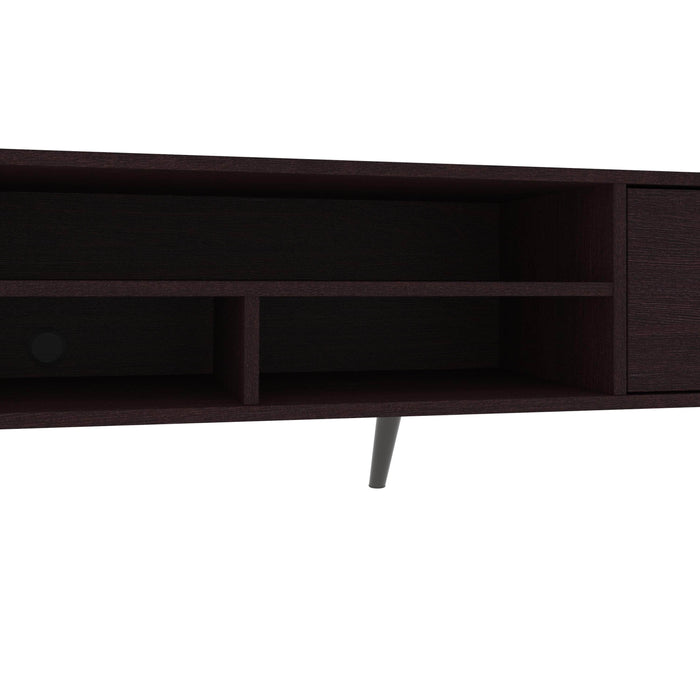 Bestar TV Stand Krom 54W TV Stand With Metal Legs For 60" TV - Available in 2 Colors