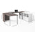 Bestar U-Desk i3 Plus U-Shaped Executive Desk - Available in 2 Colors