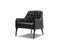 Pending - Mobital Arm Chair Black / Leather Ellington Arm Chair With Black Wood Legs - Multiple Options Available