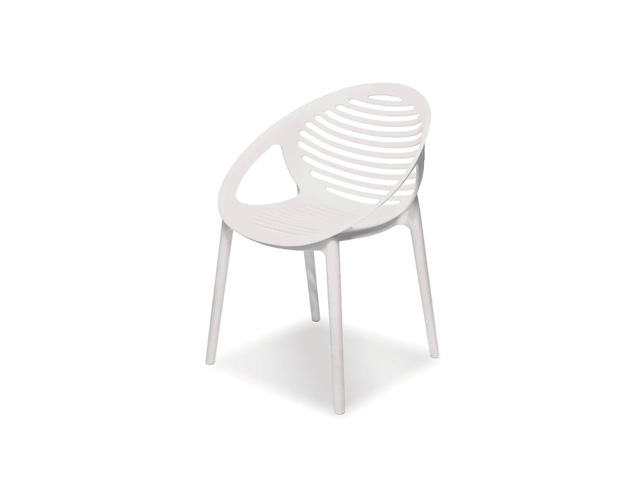 Mobital Arm Chair Gravely Polypropylene Arm Chair Set Of 4 - Available in 2 Colors