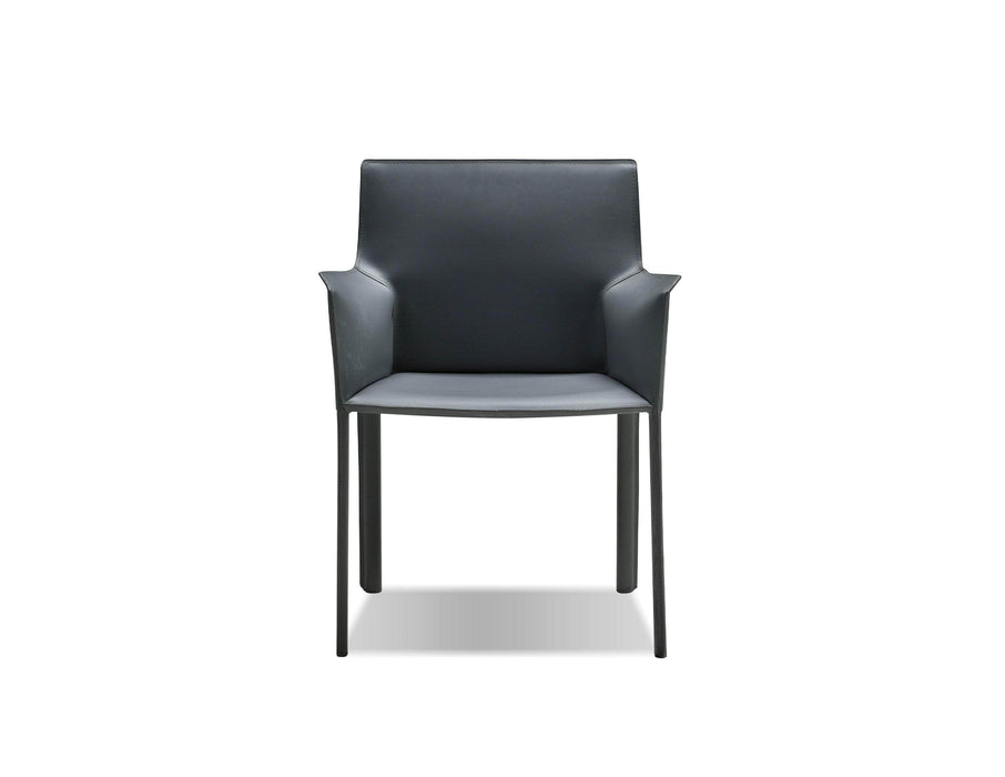 Mobital Arm Chair Gray Fleur Arm Chair Full Leather Wrap - Available in 4 Colors