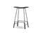 Mobital Bar Stool Black Canaria Leather Bar Stool With Black Powder Coated Steel - Available in 2 Colors