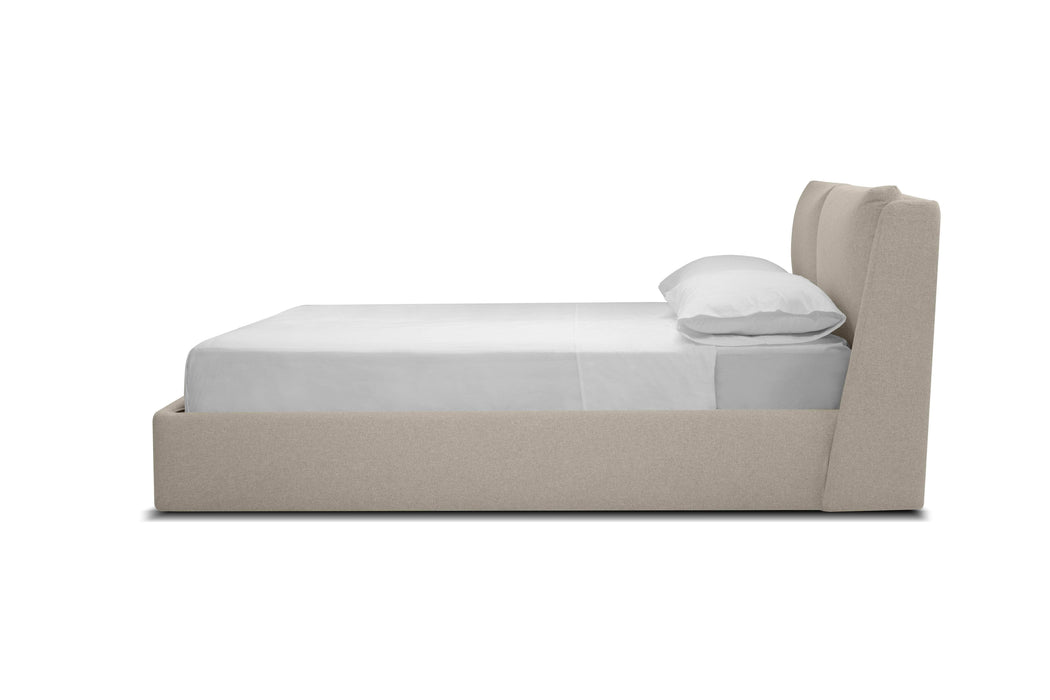 Mobital Bed Continental Bed in Stone Wheat Tweed - Available in 2 Sizes