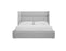 Mobital Cove Storage Platform Bed in Heather Gray Chenille