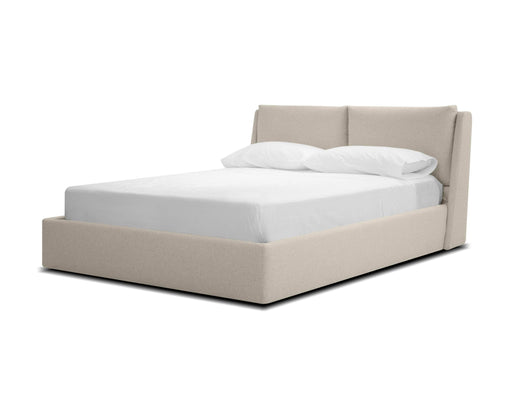 Mobital Bed Stone Wheat Tweed / Queen Continental Bed in Stone Wheat Tweed - Available in 2 Sizes