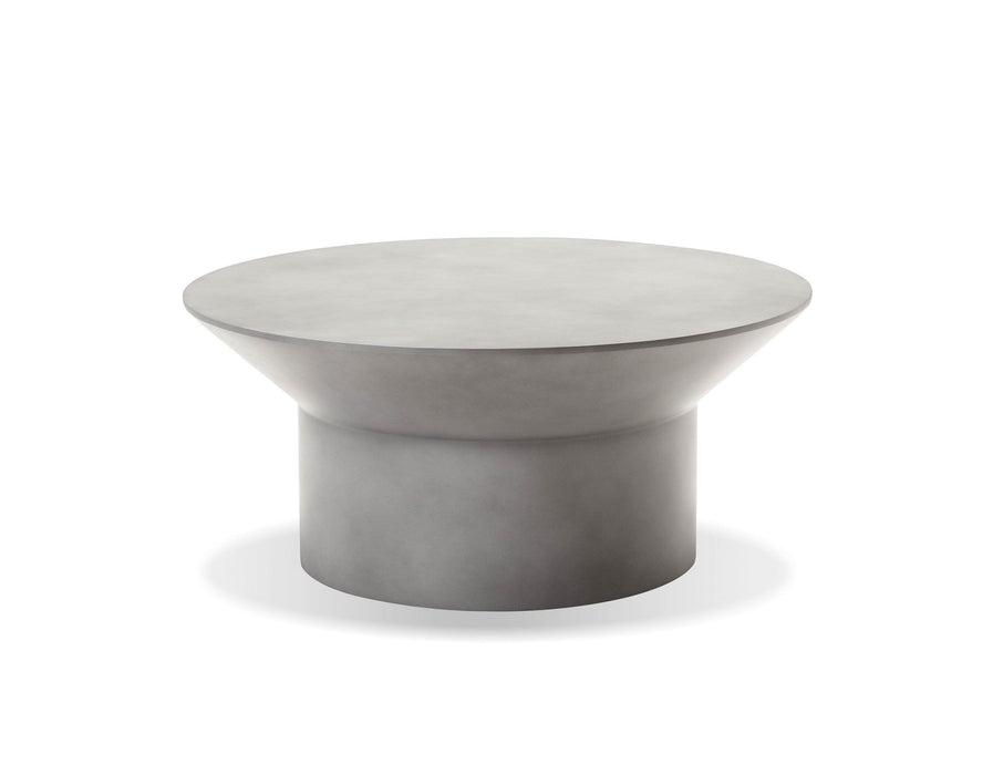 Mobital Coffee Table Gray Epoxy Boracay 36" Diameter Round Coffee Table - Available in 2 Colors