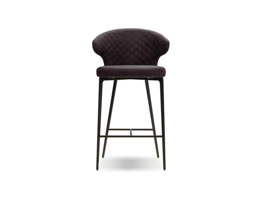 Mobital Hug Counter Stool in Black with Black Powder Coated Steel