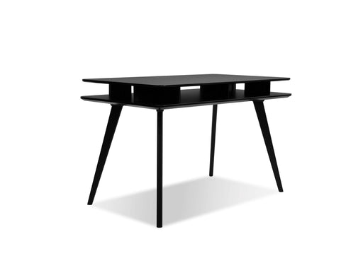 Mobital Desk Black Dart Desk With Black Solid Beech Legs And Cubbies - Available in 2 Colors