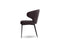Mobital Dining Chair Anthracite Hug Dining Chair Anthracite Fabric With Iron Painted Metal Legs Set Of 2