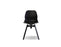  Mobital Dining Chair Black Petal Dining Chair Black With Black Powder Coated Steel Set Of 4