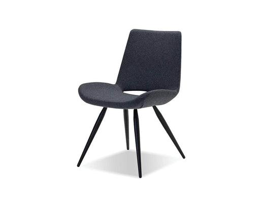  Mobital Willam Upholstered Dining Chair with Powder Coated Legs (Set of 2)