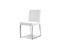  Mobital Dining Chair White Tate Leatherette Dining Chair With Brushed Stainless Steel Set Of 2 - Available in 6 Colors