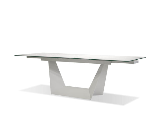  Mobital Origami 98.5" Long Extending Dining Table with Carerra Ceramic Top