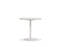 Mobital Razor 30 Inch Round Dining Table with White Terrazo Marble Top and White Base