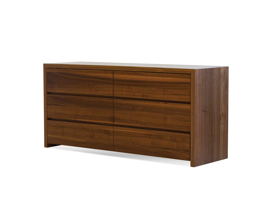 Mobital Dresser Natural Walnut Blanche Double Dresser - Available in 2 Colors