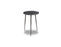 Mobital End Table Black Spanish Nero Marquina Marble Kaii 18" Tall End Table With Distressed Forged Black Iron Legs - Available in 3 Colors