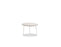 Mobital End Table White / Low Rizzo End Table White Terrazo Marble With White Base - Available in 3 Sizes