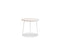 Mobital End Table White / Medium Rizzo End Table White Terrazo Marble With White Base - Available in 3 Sizes