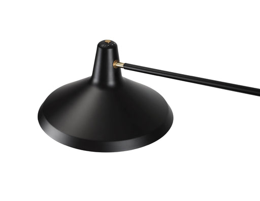 Mobital Floor Lamp Black Cantelevor Floor Lamp Black Metal Stem And Base With  Aluminum Lampshade