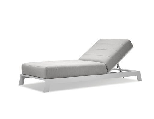 Mobital Lounge Chair Sunbrella Heather Gray Hanlan Lounge Chair Sunbrella Heather Gray Fabric With White Frame