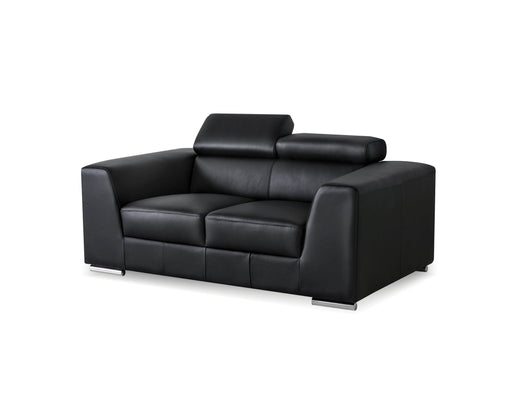 Mobital Icon Loveseat in Premium Top Grain Leather Upholstery with Side Split