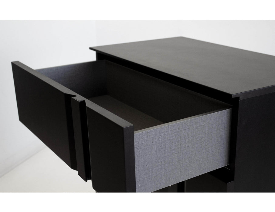 Mobital Night Table Matte Black Carbon Right Side Facing Night Table Matte Black