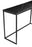  Mobital Sofa Table Black Onix Sofa Table Black Nero Marquina Marble With Black Powder Coated Steel