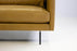  Mobital Sofa Tux Leather Sofa With Powder Coated Black Legs - Available in 2 Colors