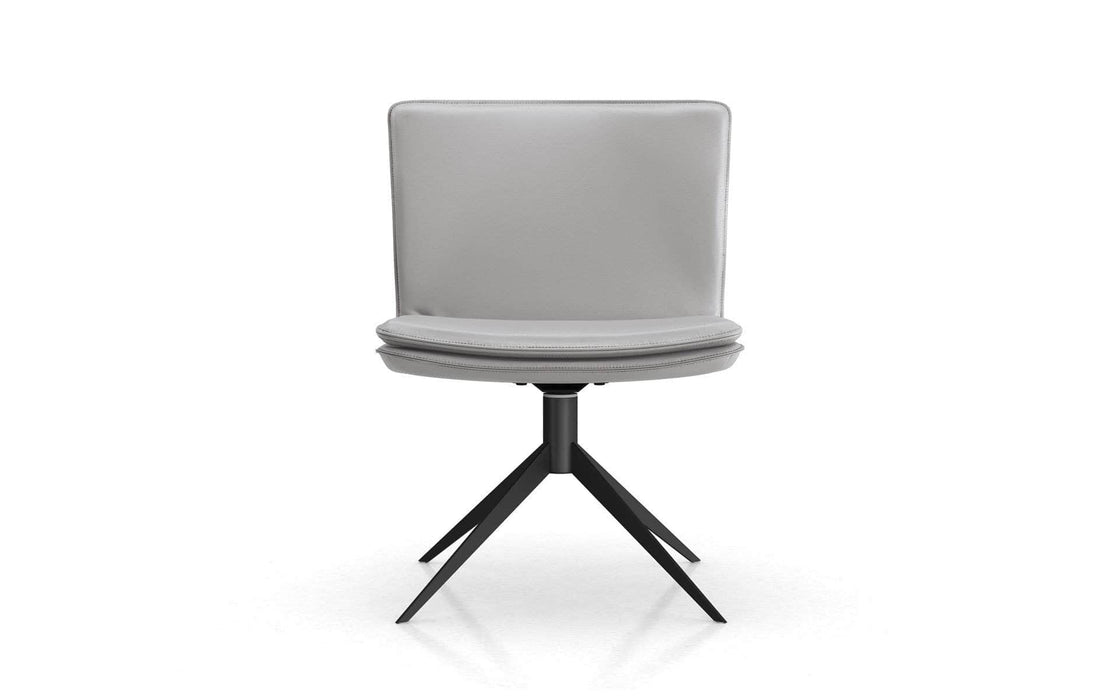 Pending - Modloft Duane Chair in Pearl Gray Leather