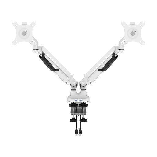 Pending - Modubox Accessories Bestar Universel Dual Monitor Arm for 32-inch Monitors - White