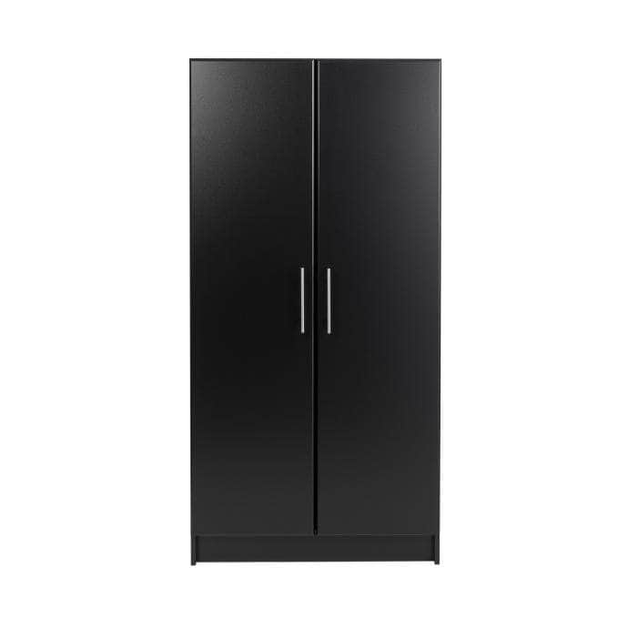 Pending - Modubox Black Elite Wardrobe With Storage - Available in 4 Colors