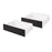 Pending - Modubox Black Select Storage Drawers on Wheels - Set of 2 - Available in 4 Colors