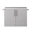 Pending - Modubox Cabinet Light Grey Hangups Base Storage Cabinet - Available in 3 Colours