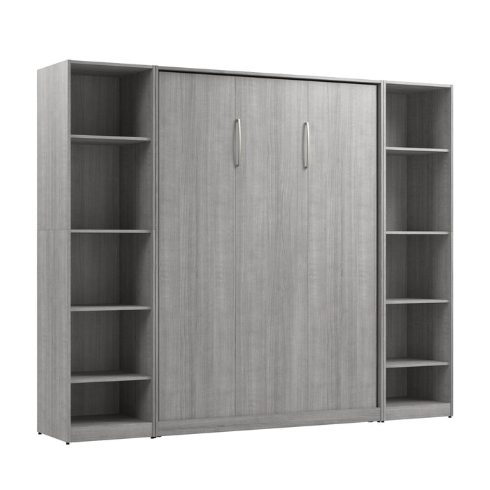 Bestar Claremont Full Murphy Bed with Closet Organizers (99W) - Available in 3 Colors