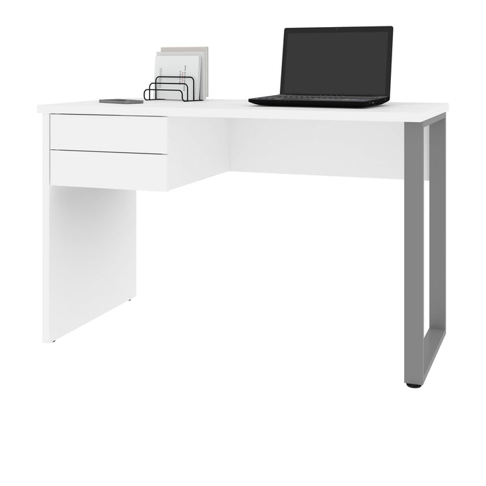 Bestar Desks Solay 48W Small Table Desk With U-Shaped Metal Leg - Available in 2 Colors