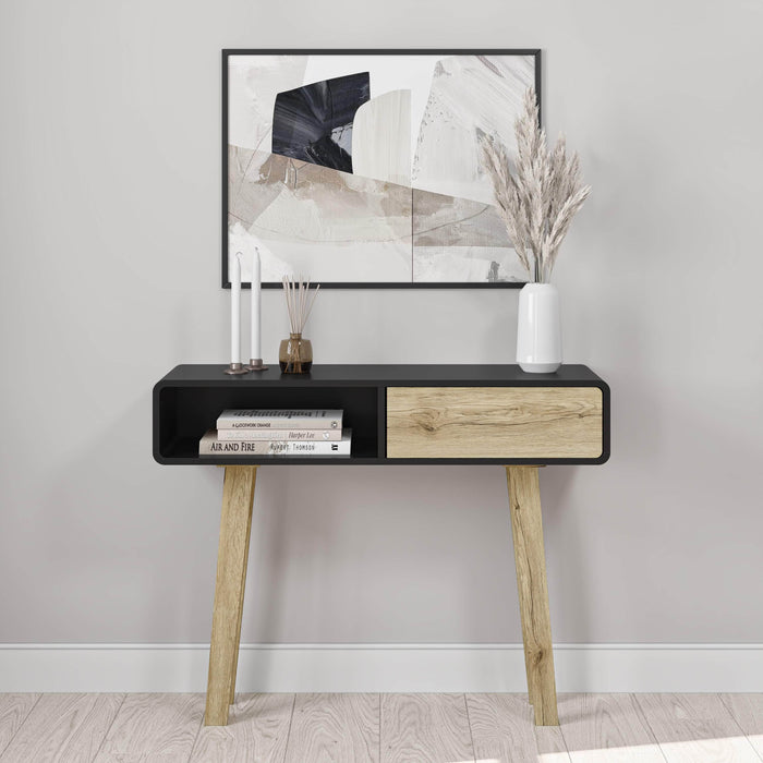 Pending - Modubox Living Room Table Bestar Alhena 40W Console Table - Available in 2 Colors