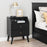 Pending - Modubox Nightstand Black Milo 2-Drawer Nightstand with Angled Top - Available in 3 Colors