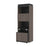 Bestar Storage Bark Gray & Graphite Orion Shelving Unit With Fold-Out Desk - Available in 2 Colors