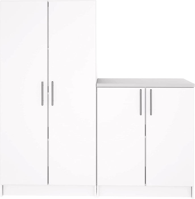 Pending - Modubox Storage Cabinet White Elite 2 Piece Storage Set J - Available in 2 Colors