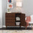 Pending - Review Drawer Chest Cherry Milo MCM 4 Drawer Chest with Door - Available in 4 Colors