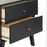 Pending - Review Milo Mid Century Modern 2-drawer Tall Nightstand with Open Shelf - Multiple Colors Available