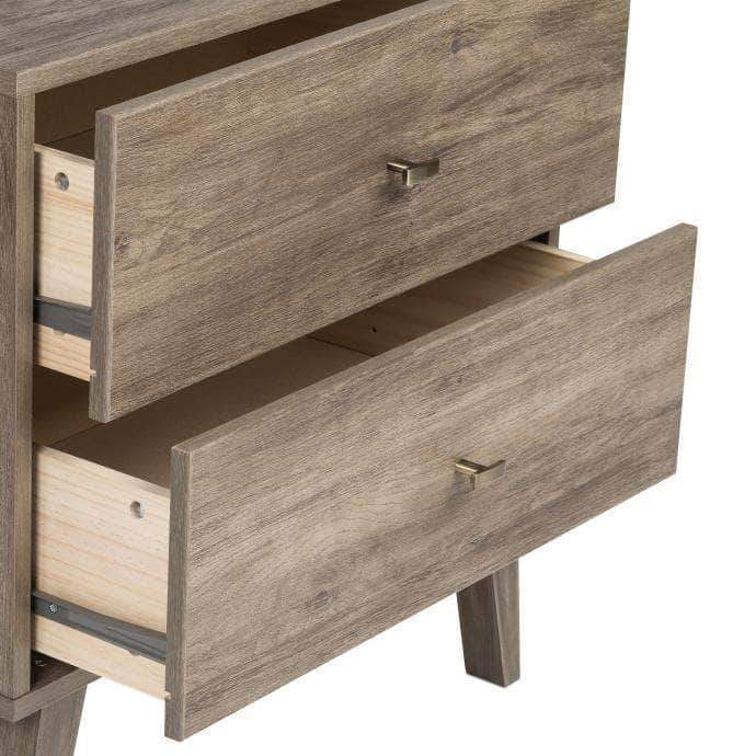 Pending - Review Milo Mid Century Modern 4-drawer Chest - Multiple Colors Available